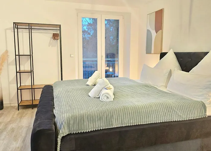 Design-Apartment II Boxspring I Nespresso I Balkon I Basel 10 Km I Tiefgarage